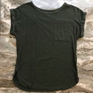 Olive Pocket tee